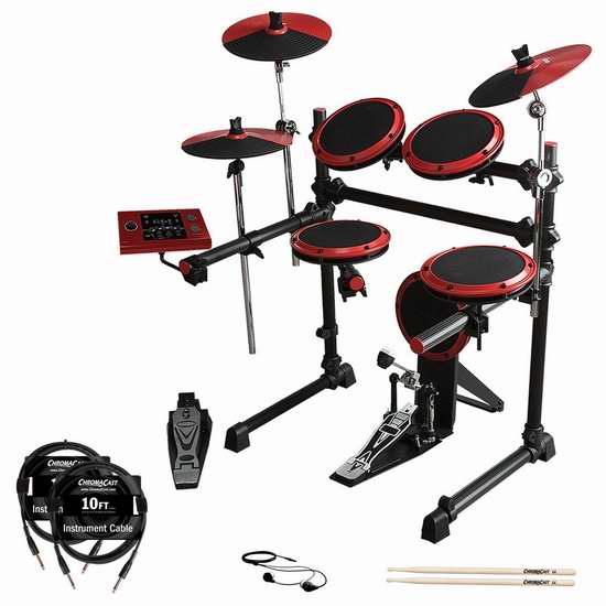  历史最低价，体验非凡声音！DDrum DD1-KIT-1 电鼓套装549元特卖，原价959.79元，包邮！