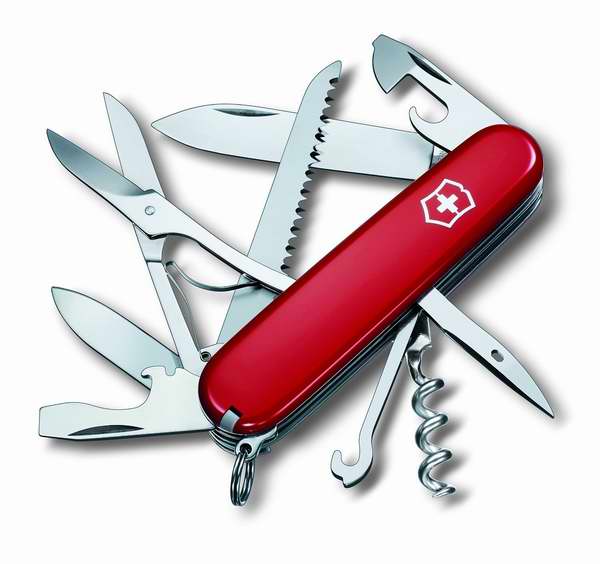  Victorinox Swiss 维氏正宗瑞士军刀 15功能猎人口袋刀 29.99元限量特卖，原价 56元，