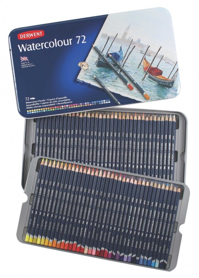  Derwent Inktense Pencils （32889）72色水彩铅笔74.99元特卖，原价171.59元，包邮