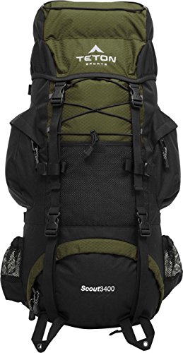  TETON Sports 童子军户外运动3400双肩背包特价 69.98元，原价145.59元，包邮