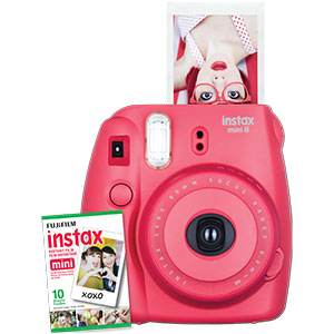  浪漫情人节首选相机，7色可选！Fujifilm 富士 Instax Mini 8 小巧可爱拍立得相机送10张相纸 立省20元，仅售79.99元包邮，额外再立减10元-25元！