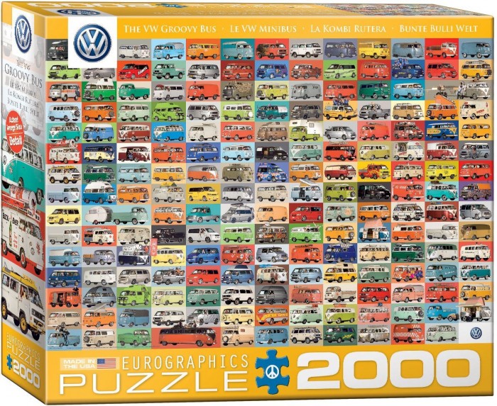  Eurographics 8220-0783 大众汽车2000pcs 时尚巴士拼图特价22.8元，原价30元，包邮