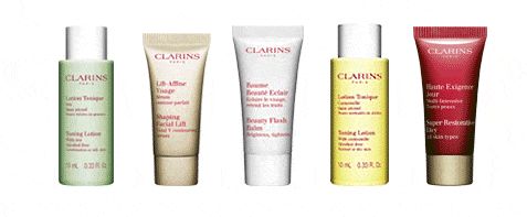  Clarins 娇韵诗官网促销，买任意商品免费赠送5件样品！