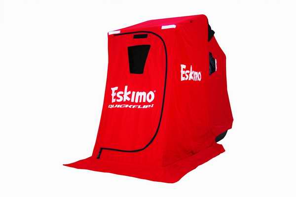  冰钓保暖神器！Eskimo QuickFlip 1 冬季防风帐篷2.8折 105.4元清仓并包邮！带三脚架椅