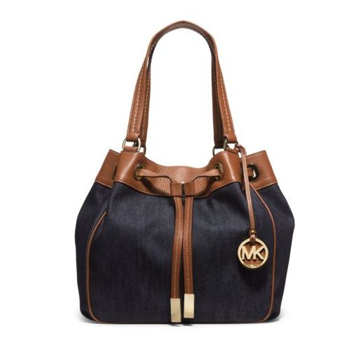  Michael Kors Marina 女士牛仔休闲手提包/单肩包6.7折 186.75元特卖，原价278元，包邮