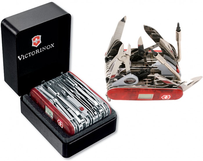  Victorinox 瑞士军刀 Swiss Army SwissChamp XAVT 套装礼盒284.99元特卖，原价537.6元，包邮