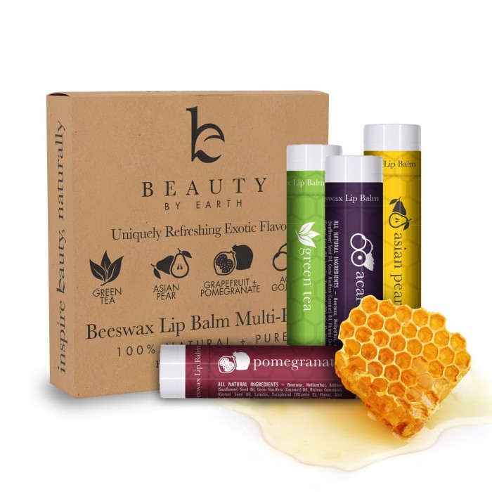  高分评价！ Beauty by Earth 100％纯天然蜂蜡唇膏12.99元特卖，原价27.99元