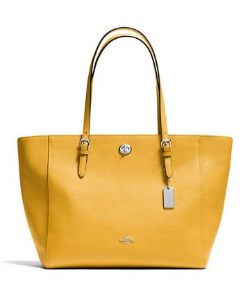  COACH Turnlock Tote 女士单肩包/手提包 255元特卖，原价 340元，包邮