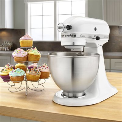  Lowe's母亲节6小时限时抢购！精选两款KitchenAid K45SSWH & K45SSOB 经典立式多功能搅拌厨师机 189.99元 限时特卖并包邮！