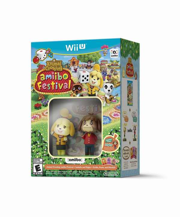  Animal Crossing 动物之森 amiibo 嘉年华 Wii U游戏5折 39.99元限时特卖并包邮！