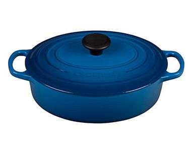  法国 Le Creuset 酷彩铸铁珐琅3.4L椭圆形烧锅4折 159.99元清仓并包邮！