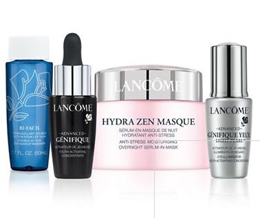  LANCÔME 兰蔻水分缘系列超值套装 85-95元特卖（价值151元），再送价值122元兰蔻夏日美容7件套大礼包！