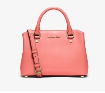  今日降价单品！Michael Kors Savannah 女士小号手提包/单肩包5折 164元限时特卖并包邮！