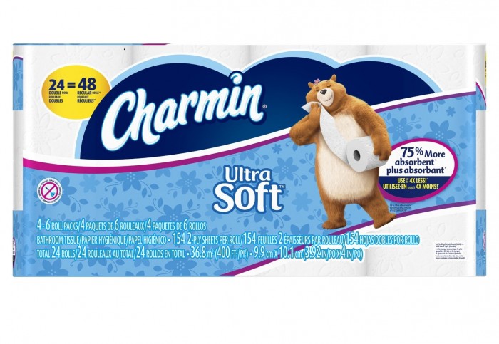  Charmin 24卷超软卫生纸 8.79-9.46元限时特卖！