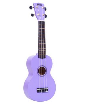  Mahalo Ukuleles MR1PP 彩虹系列紫色高音四弦琴 44.99元特卖，原价 57.54元，包邮