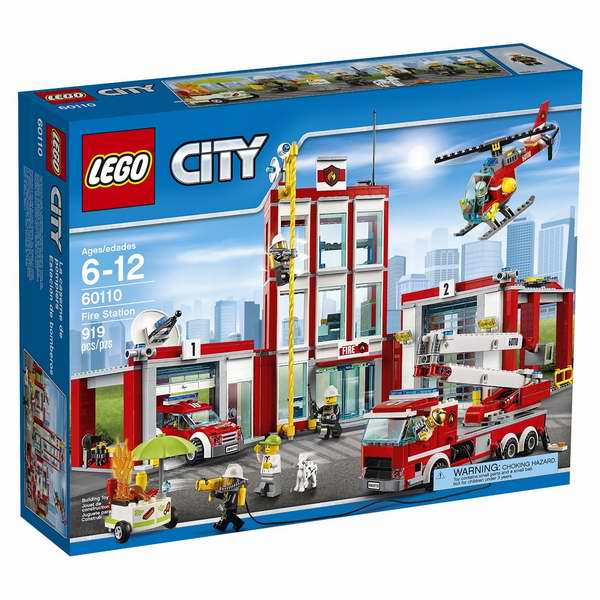  LEGO 乐高 60110 城市系列 消防总局积木套装8折 101.23加元限时特卖并包邮！