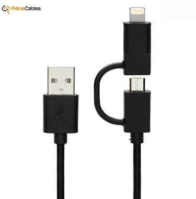  Primecables 苹果 Lightning、Micro USB 二合一USB数据线4.6折 6.99元限时特卖并包邮！