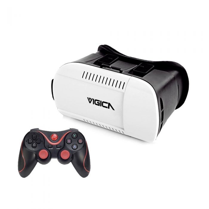  VIGICA  VR 3D 虚拟现实眼镜+蓝牙游戏手柄 28.89元限量特卖，原价 33.99元，包邮