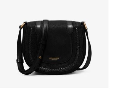  Michael Kors Collection Skorpios 女士真皮单肩搭盖包 3.2折 208元特卖，原价 650元，包邮