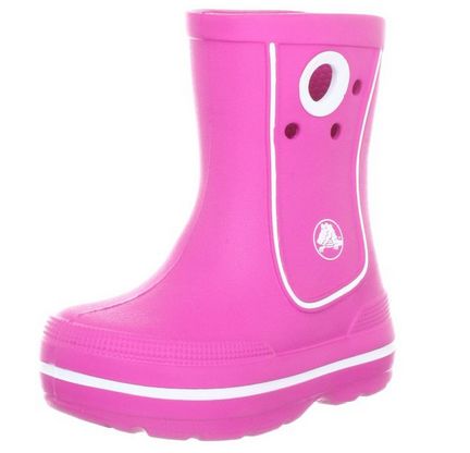  Crocs  Crocband Jaunt 儿童雨靴 15.72元特卖（2色可选），原价 69.57元