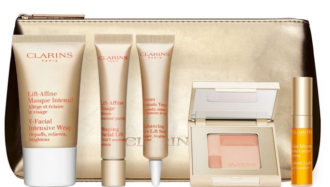  Clarins 娇韵诗官网促销，满75元送价值101元5件套礼品+包邮！