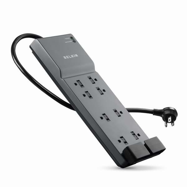  Belkin 8口带电涌保护插线板 19.99元特卖，原价 39.99元