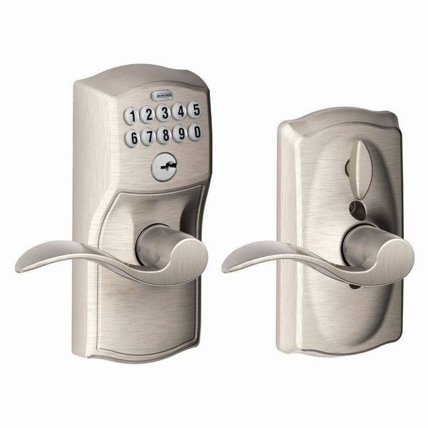  Schlage 西勒奇 FE595 CAM 619 ACC 电子密码门锁 102.12元，原价 179.99元，包邮