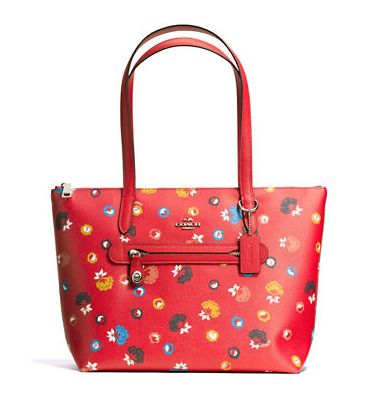  Coach Floral Print Taylor 女士复古花卉印花单肩包5折 112.5元限时特卖并包邮！