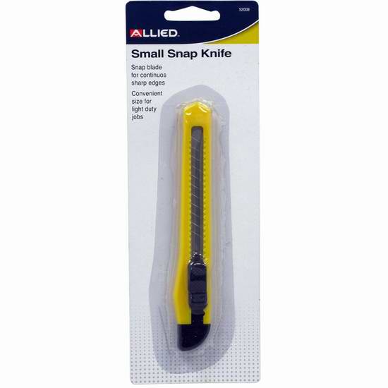  Allied Tools 52008 小号美工刀1.2折 0.68元限时特卖！大号0.83元！