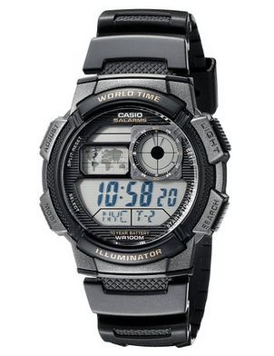  历史新低！Casio 卡西欧 AE-1000W-1AVDF 男式运动电子腕表5.9折 17.75元限时特卖！