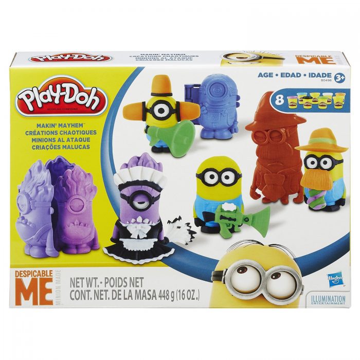  PLAY-DOH 彩色橡皮泥带小黄人模具 13.4元特卖，原价 24.99元