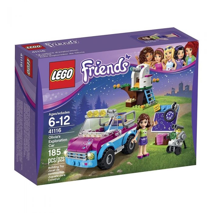  LEGO乐高Friends 朋友系列41116 奥莉薇亚的科学探索车 14.37元，原价 17.99元，包邮