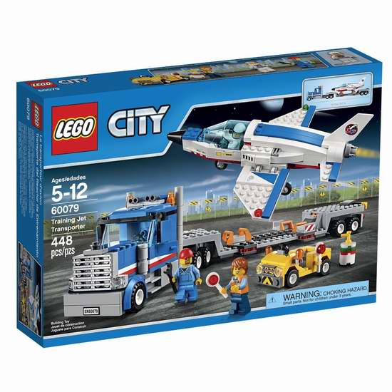  LEGO 乐高 60079 城市系列 航天训练机运输车（448pcs）7.4折 47.97元限时特卖并包邮！