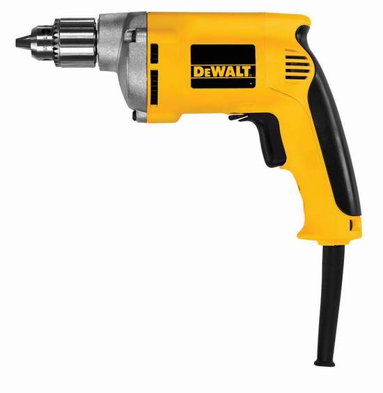  售价大降！历史新低！DEWALT 得伟 DW217 6.7安培手电钻3.2折 78.02元限时特卖并包邮！