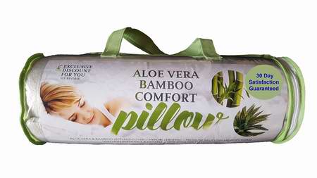  Aloe Vera Bamboo Comfort 三合一芦荟竹纤维Queen记忆海绵枕头6折 29.99元限量特卖并包邮！