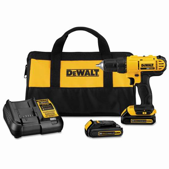  精选1580款 DeWALT 得伟 电动工具、工具及相关配件2折起特卖，满125元立减25元！