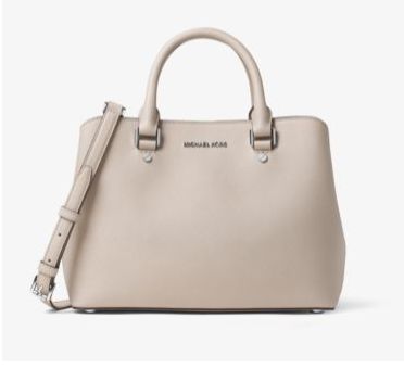  2016春夏新品，张钧甯、奚梦瑶同款！Michael Kors Savannah 女士中号手提/单肩包 198.45元特卖，原价 378元，包邮