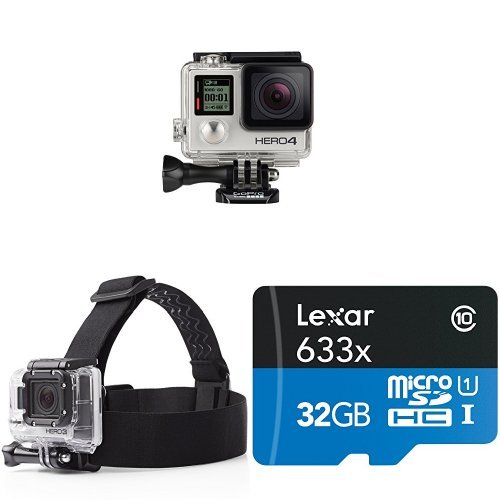  GoPro Hero4 加拿大银色版触摸屏防水运动摄像机套装 479.99元限时特卖并包邮！