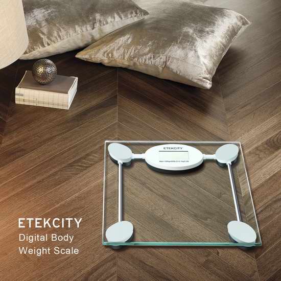  Etekcity 高精度智能开关数字电子体重秤 22.99元，原价 99.99元