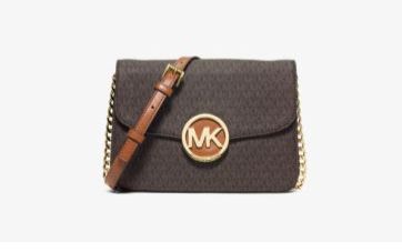  Michael Kors Fulton Logo女士单肩/斜挎包 159.6元，原价 228元，包邮