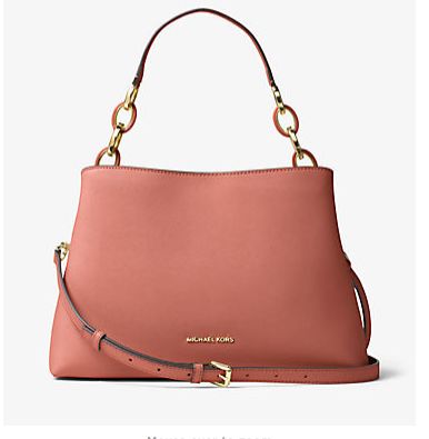  Michael Kors Portia 女士真皮手提包/单肩包5.2折 208.95元，原价 398元，包邮