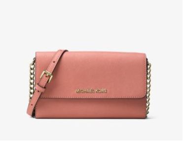  Michael Kors Jet Set 女士斜挎包 98.7元特卖，原价 188元，包邮