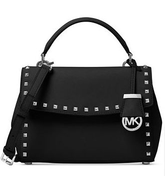  Michael Kors Ava 柳钉手提包/斜挎包 183.59元（2色可选），原价 411.07元，包邮