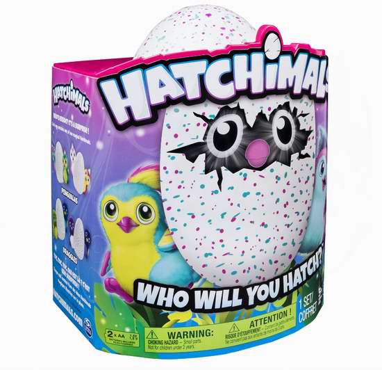  2016最火圣诞玩具！Hatchimals Pengualas 魔法宠物蛋7.6折 64.99元限时特卖！