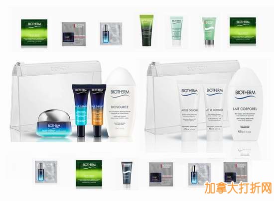  Biotherm 碧欧泉 购物满120元送价值106元20件套大礼包+包邮！