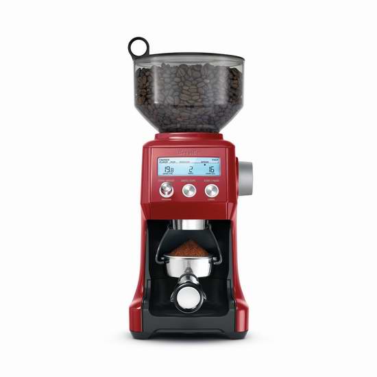  历史新低！Breville 铂富 BCG820 智能专业意式咖啡磨豆机6.2折 186.99元限时特卖并包邮！两色可选！