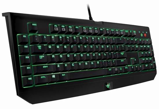  历史最低价！Razer 雷蛇 BlackWidow Ultimate Stealth 2016 黑寡妇终极版背光机械游戏键盘 119.99元限时特卖并包邮！