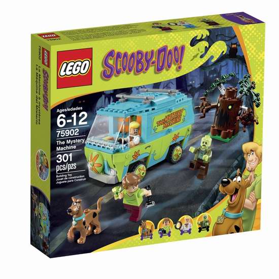  LEGO 乐高 Scooby-Doo 史酷比系列 75902 神秘机器积木套装（301pcs） 31.97元限时特卖！