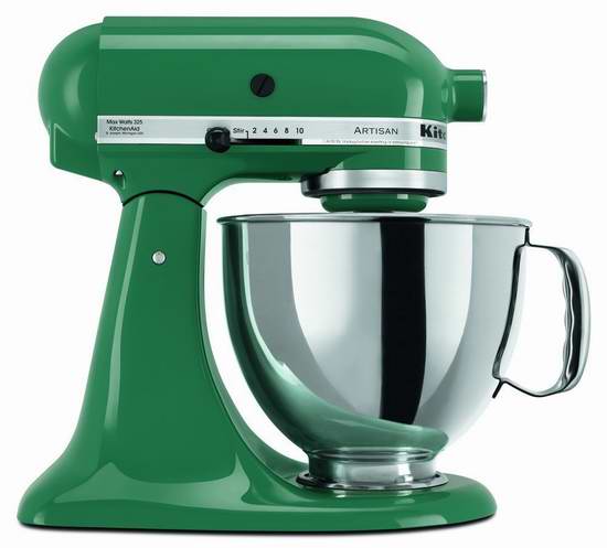  近两年历史最低！KitchenAid 厨宝 KSM150PS Artisan 名厨系列5夸脱多功能厨师机5.4折 299.99元限时特卖并包邮！