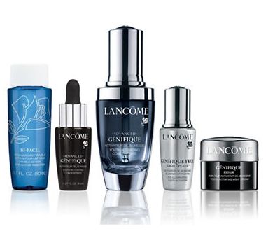  LANCOME 兰蔻嫩肌活肤卸妆水+小黑瓶+眼部精华液5件套 118.8元，原价 132元，包邮